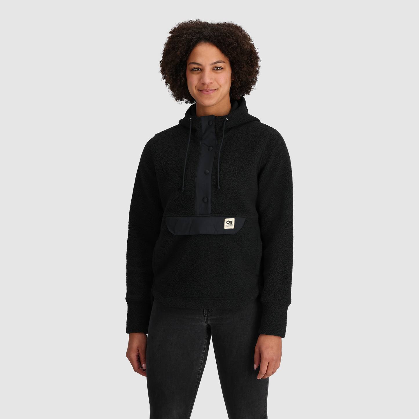 Sherpa-Fleece Hoodie
