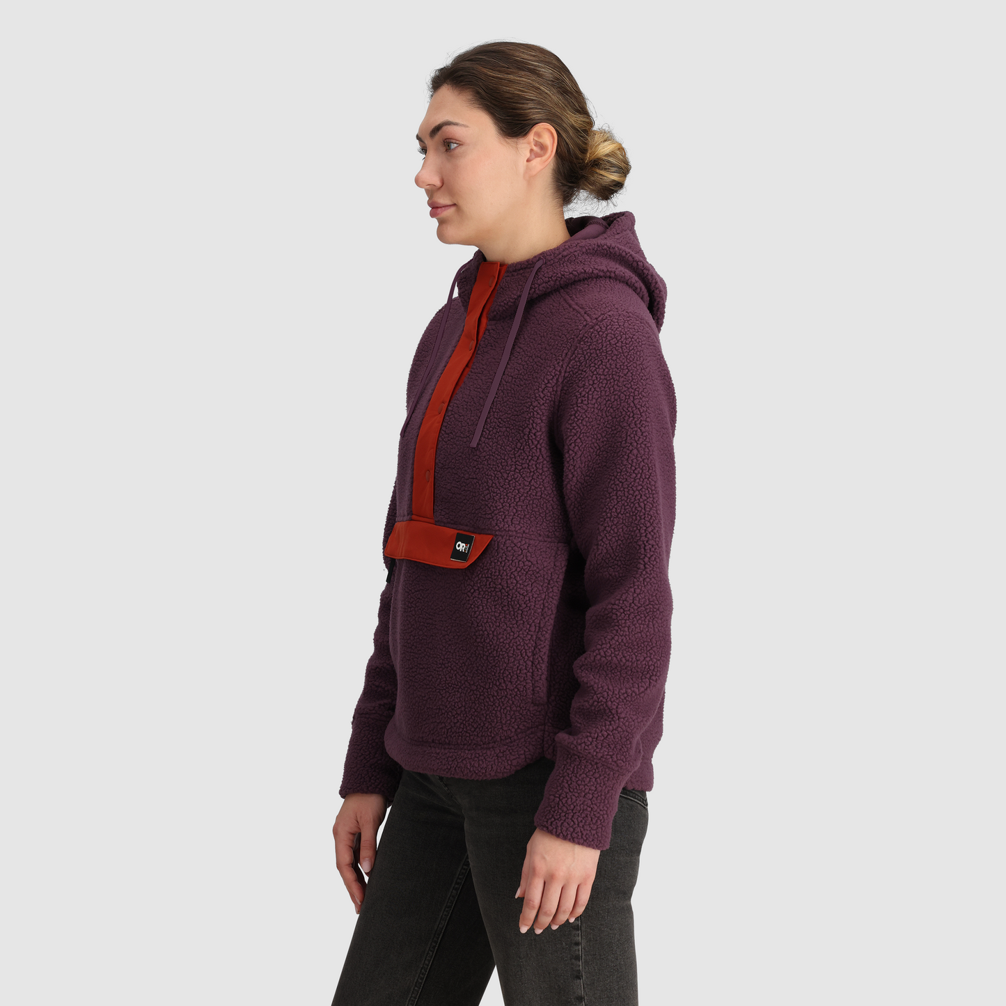 Sherpa-Fleece Hoodie