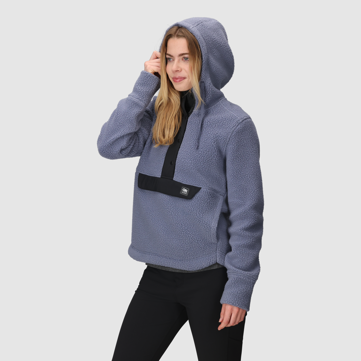 Sherpa-Fleece Hoodie