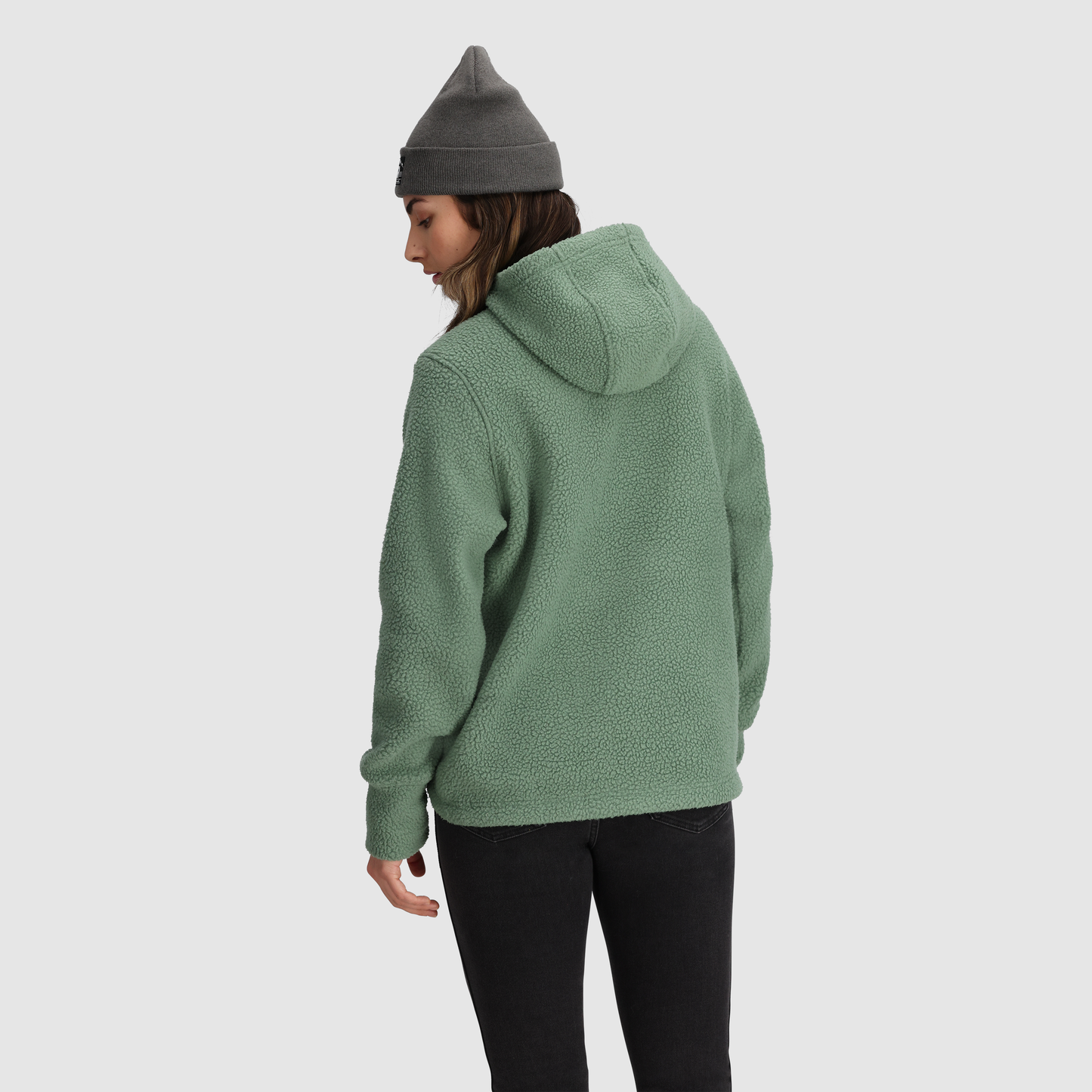 Sherpa-Fleece Hoodie