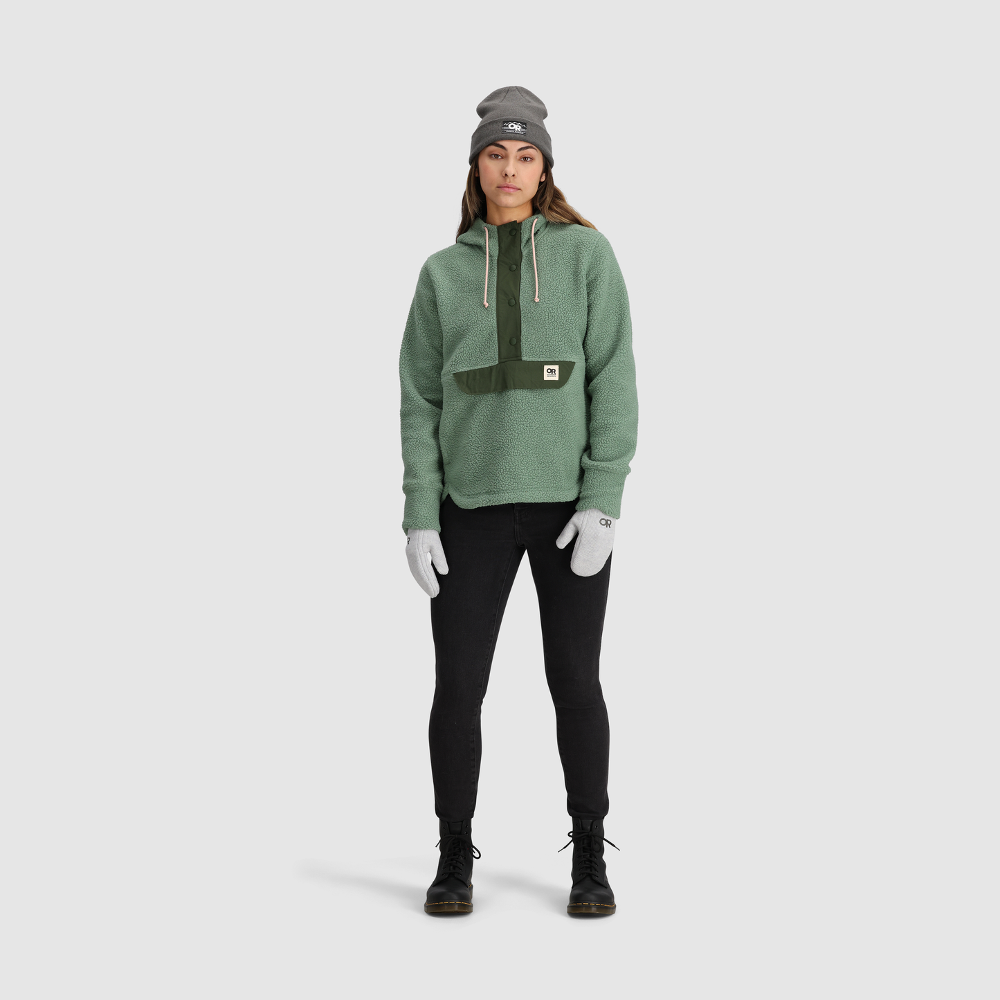 Sherpa-Fleece Hoodie