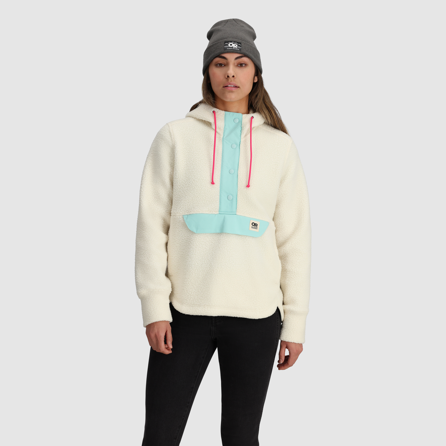 Sherpa-Fleece Hoodie