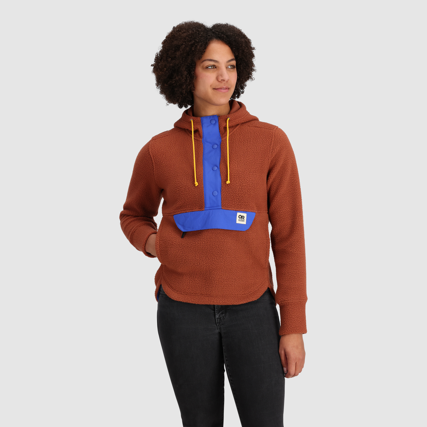 Sherpa-Fleece Hoodie