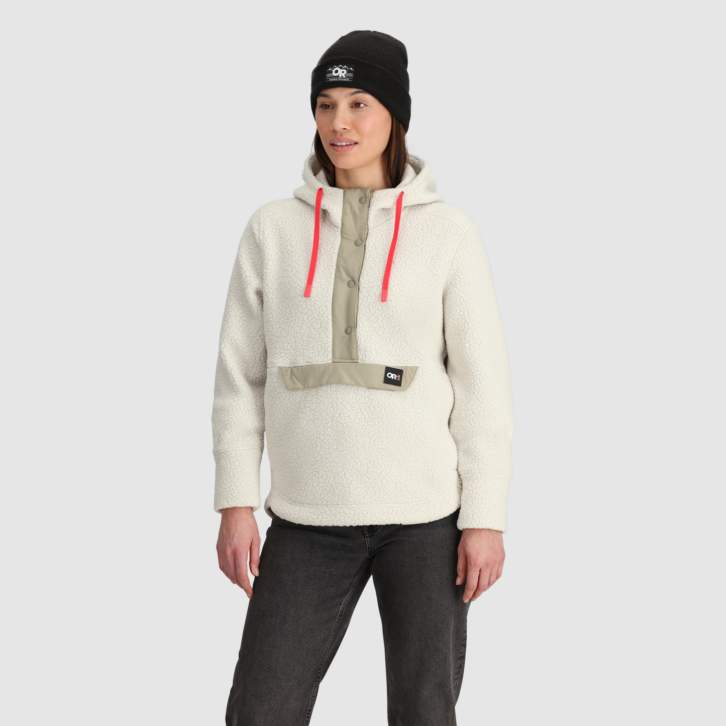 Sherpa-Fleece Hoodie