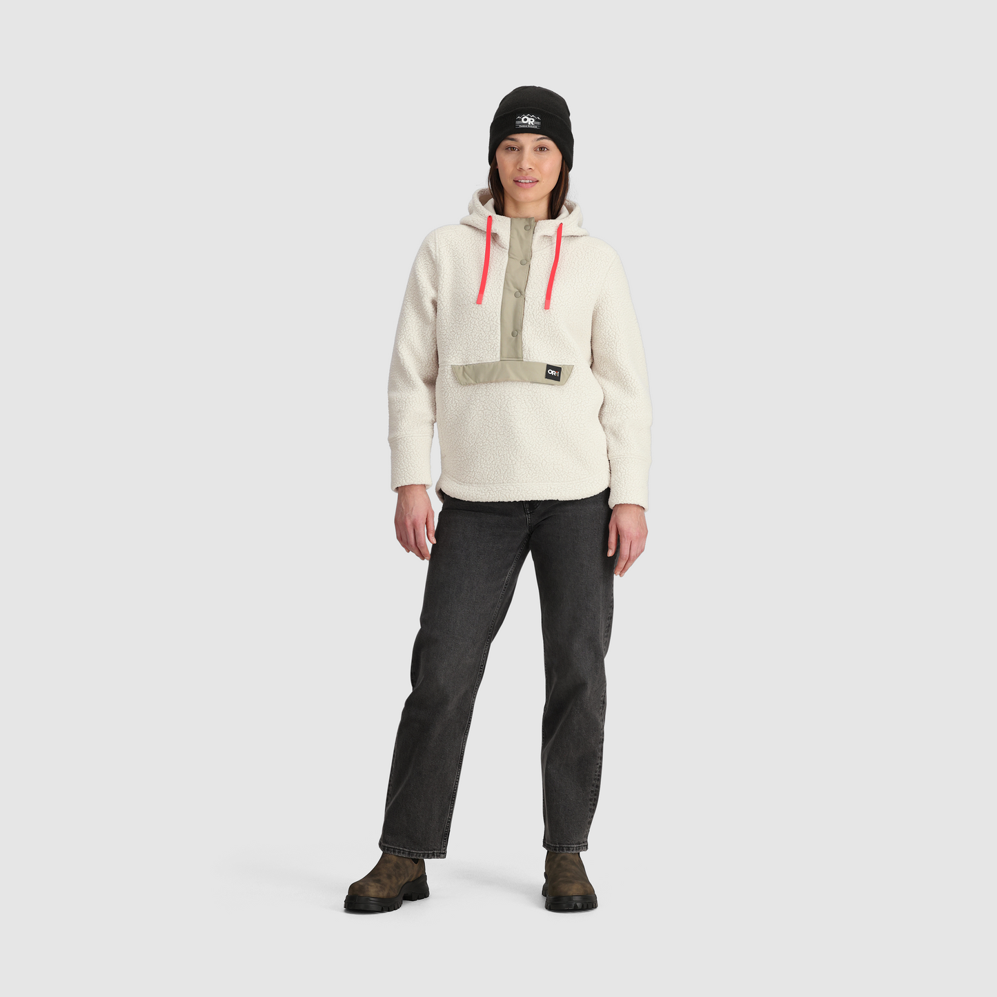 Sherpa-Fleece Hoodie