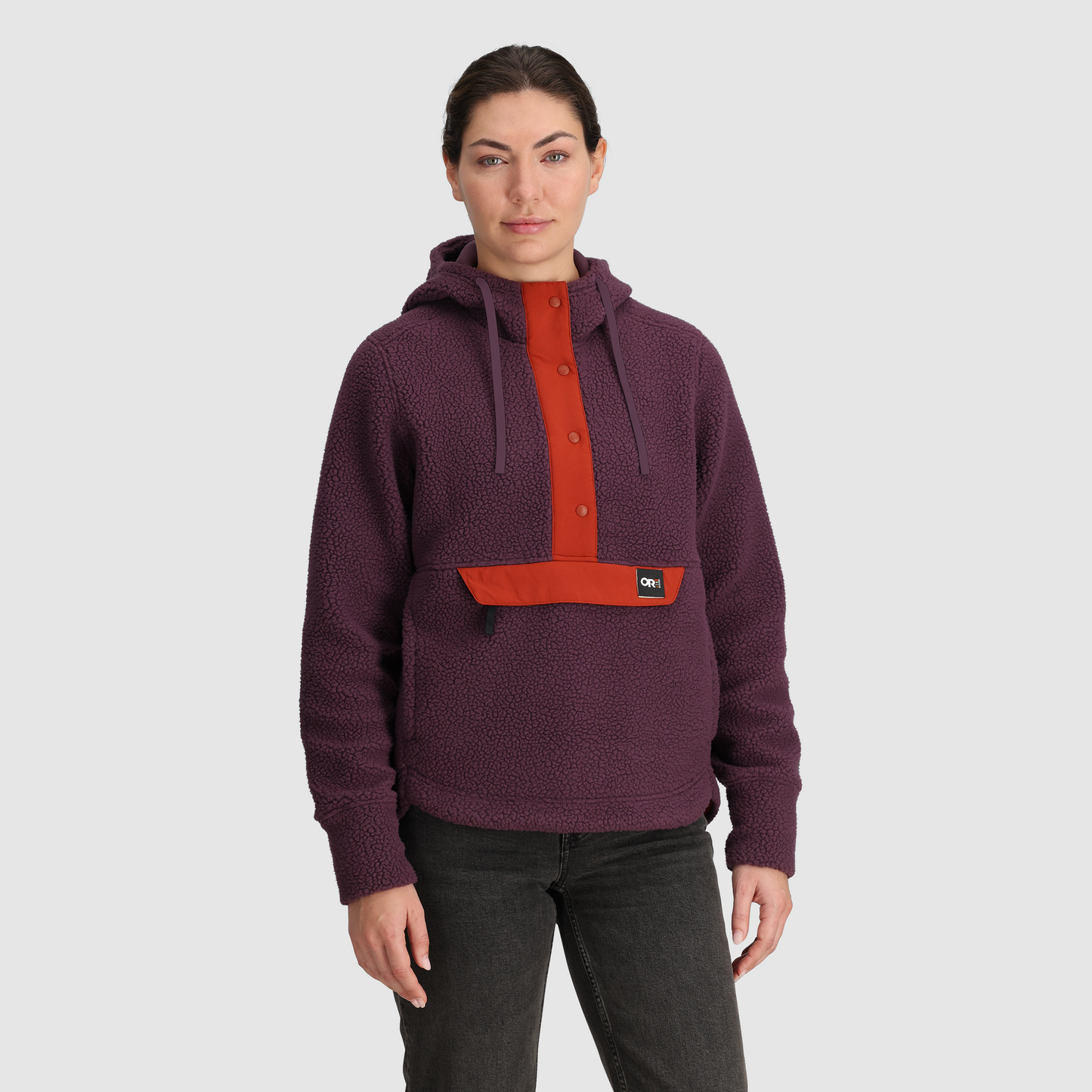 Sherpa-Fleece Hoodie