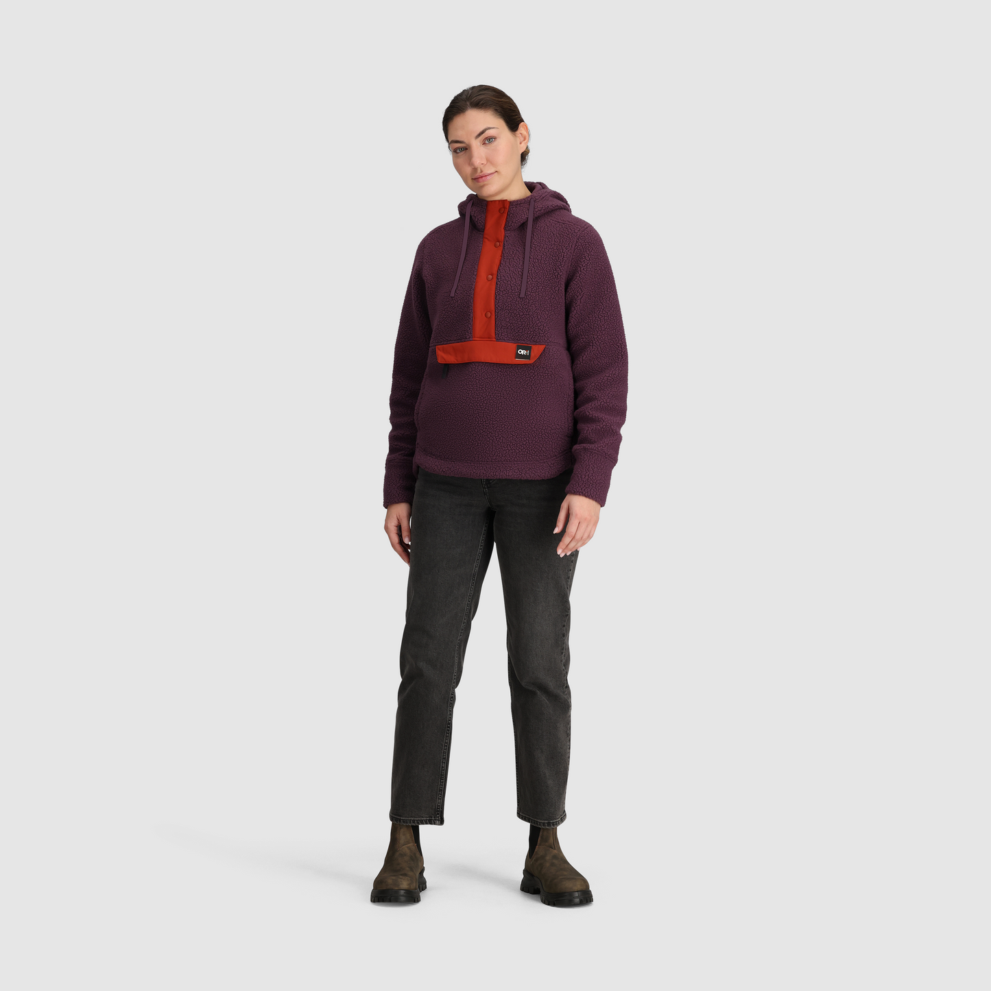 Sherpa-Fleece Hoodie