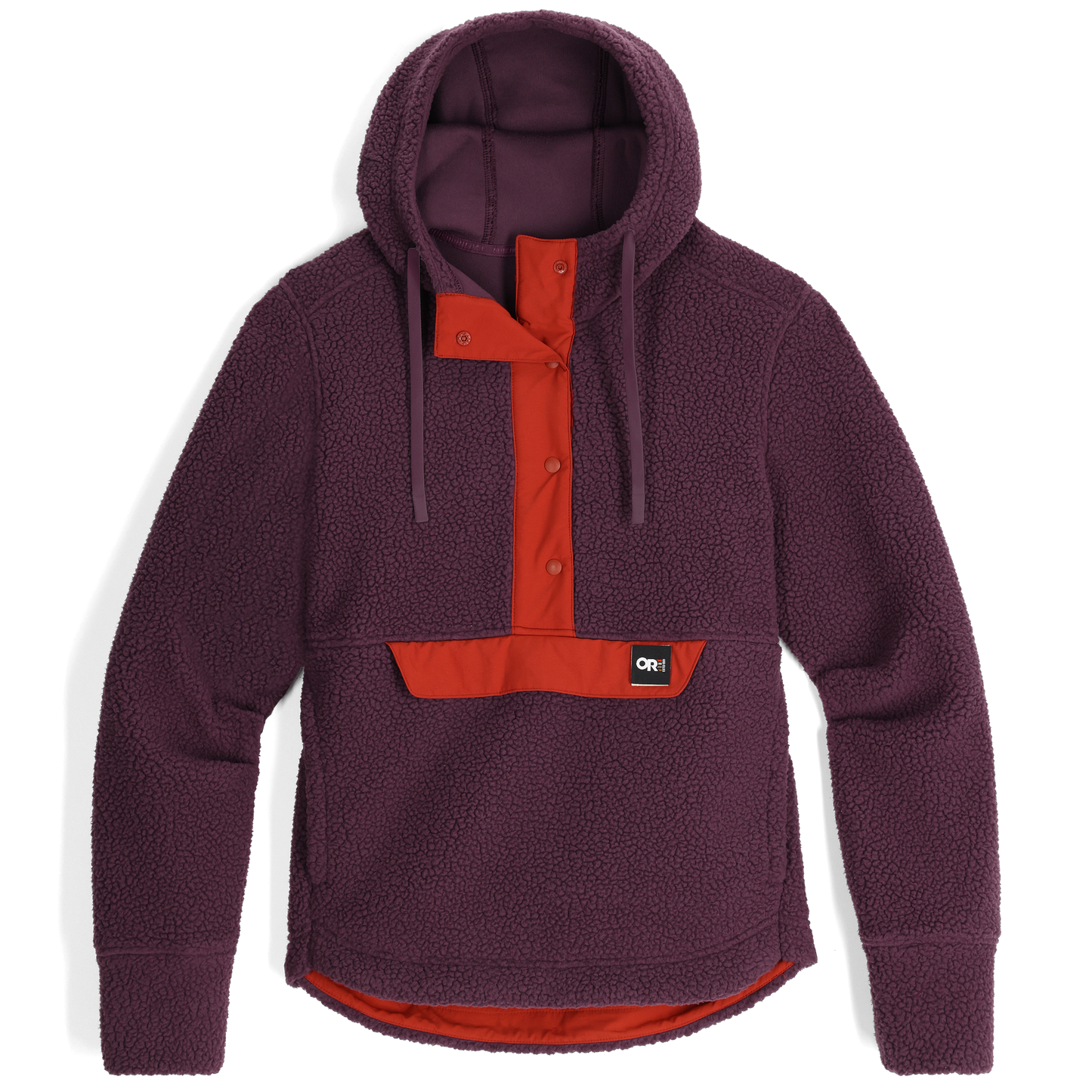 Sherpa-Fleece Hoodie
