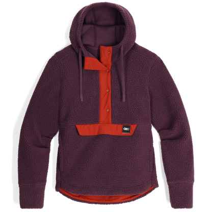 Sherpa-Fleece Hoodie