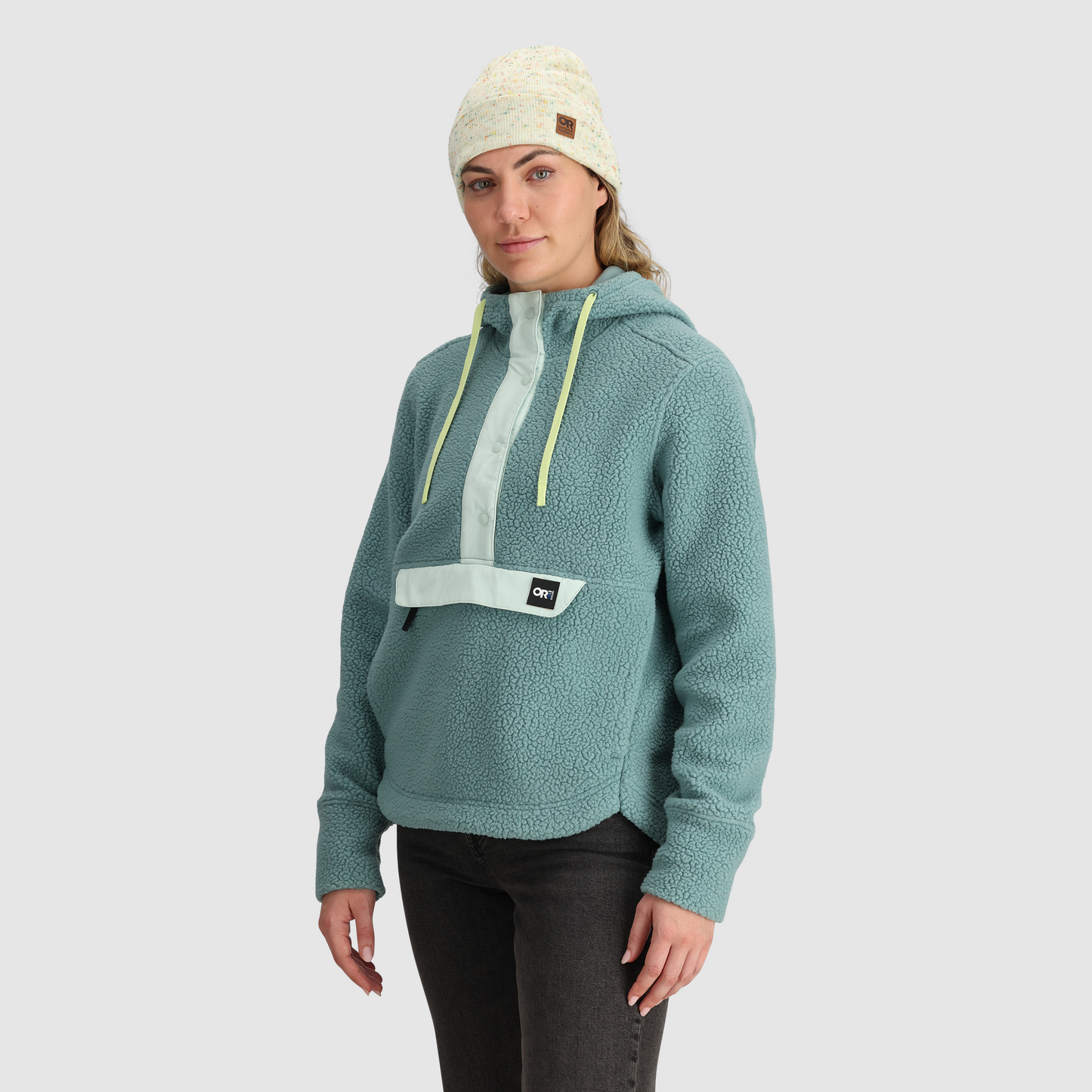 Sherpa-Fleece Hoodie