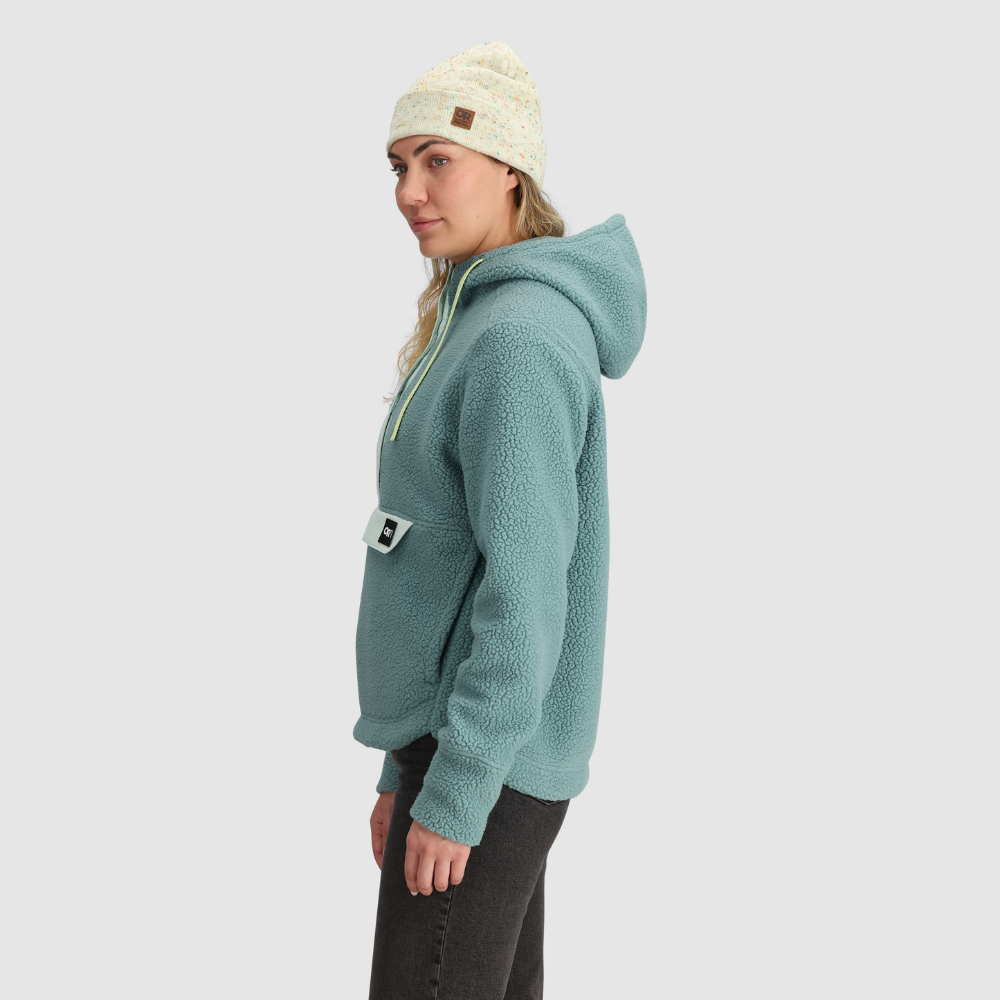 Sherpa-Fleece Hoodie