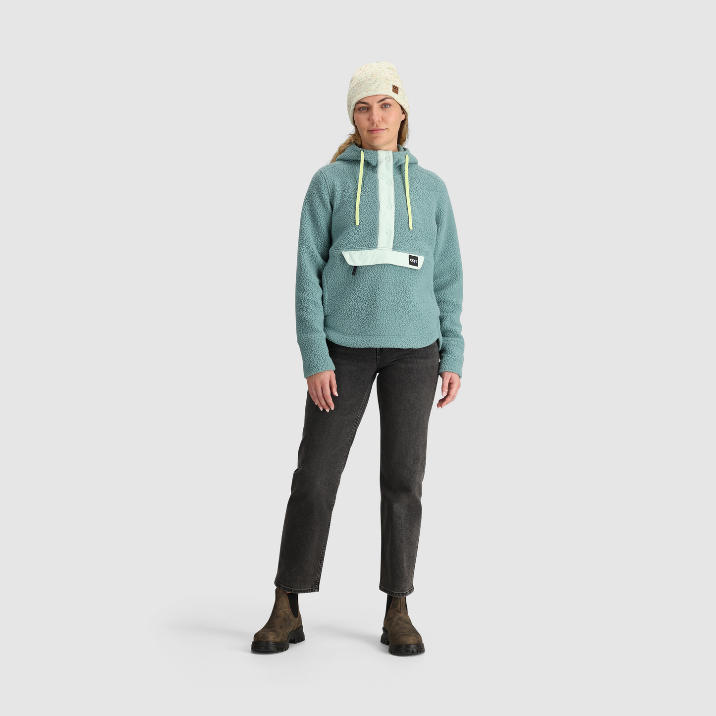 Sherpa-Fleece Hoodie