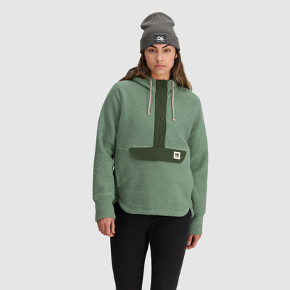 Sherpa-Fleece Hoodie