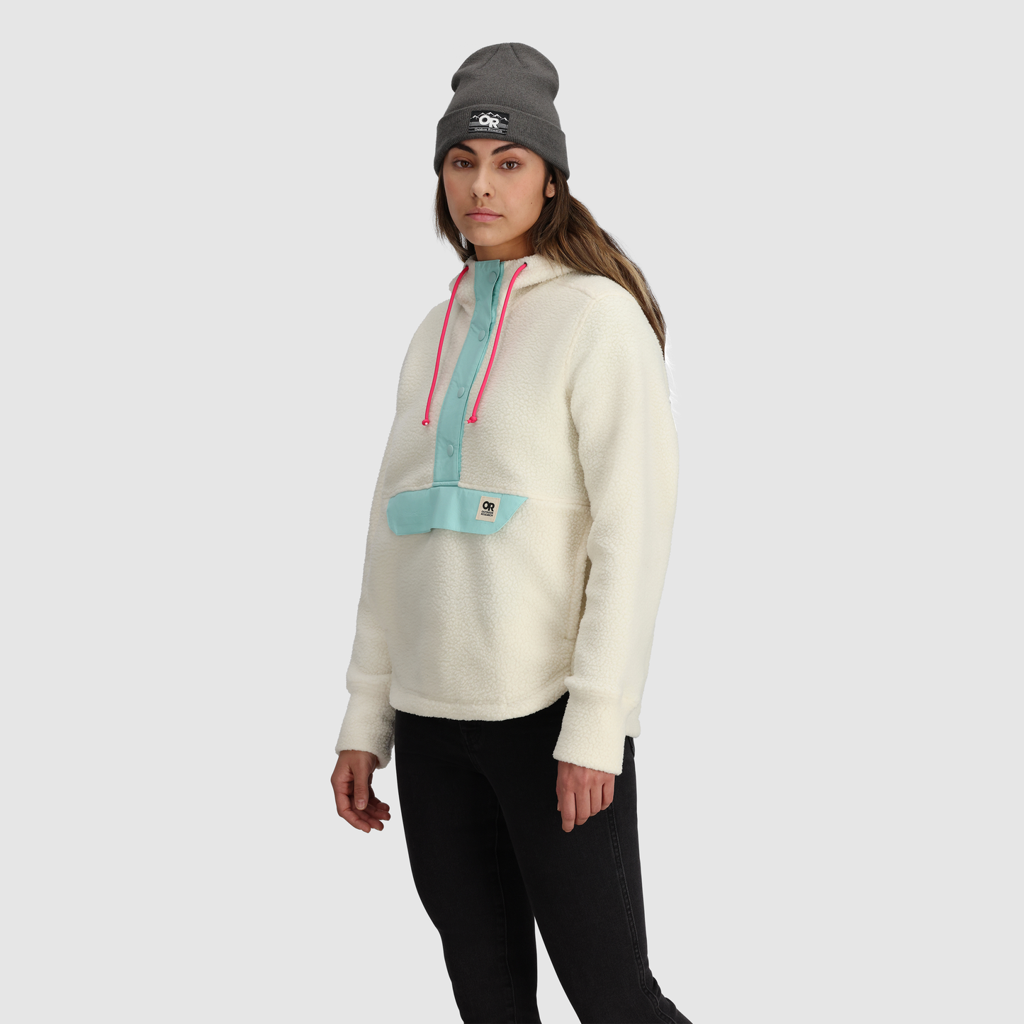 Sherpa-Fleece Hoodie