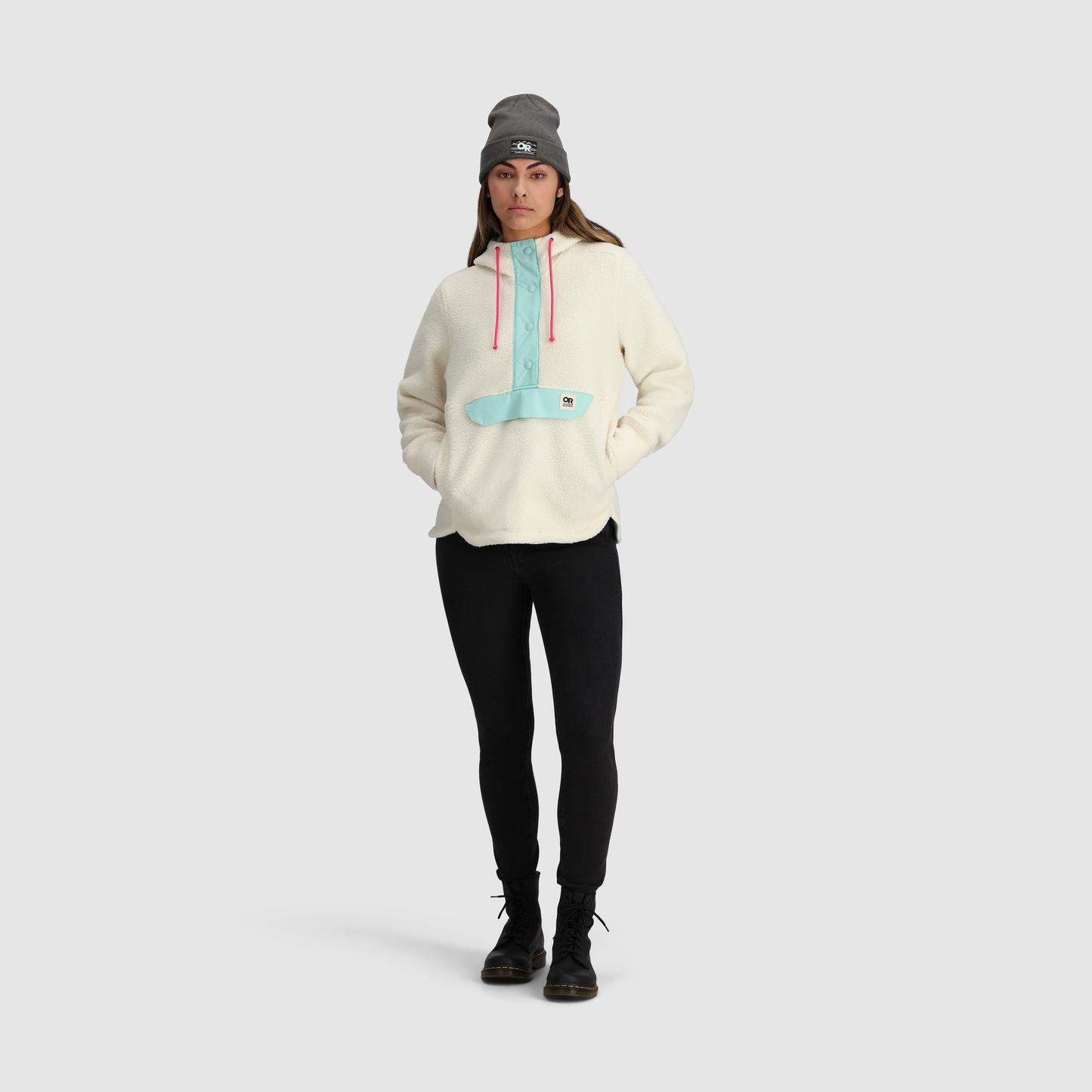 Sherpa-Fleece Hoodie