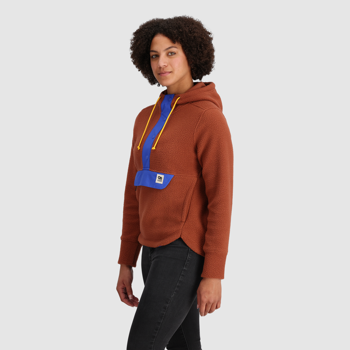 Sherpa-Fleece Hoodie