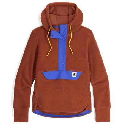Sherpa-Fleece Hoodie