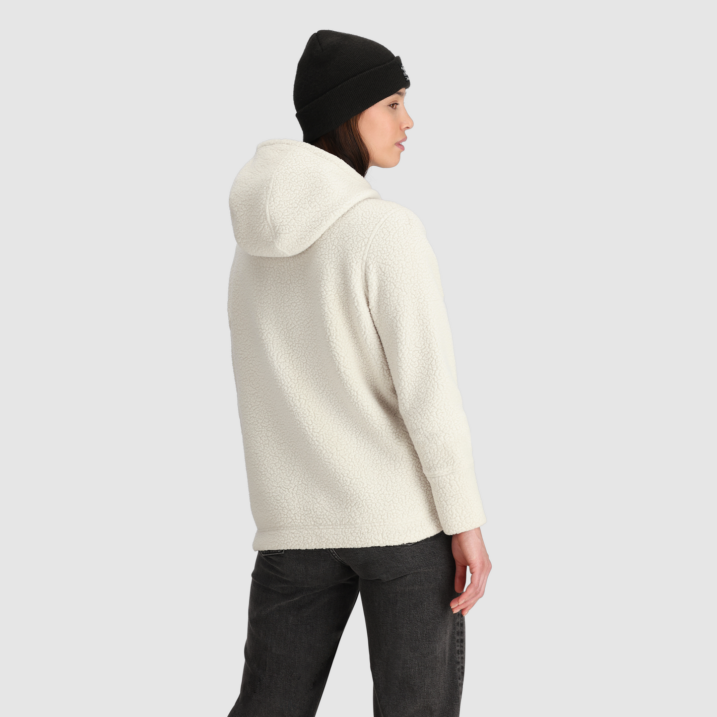 Sherpa-Fleece Hoodie
