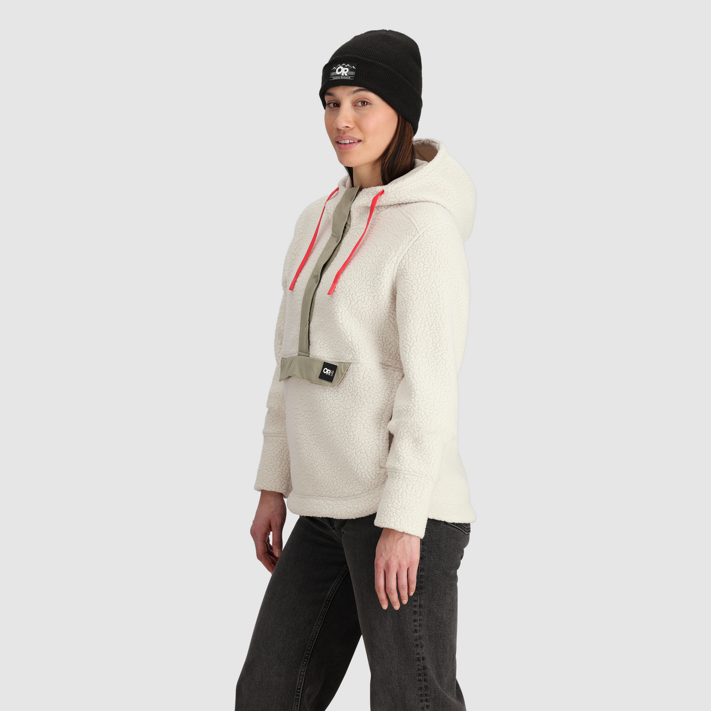 Sherpa-Fleece Hoodie