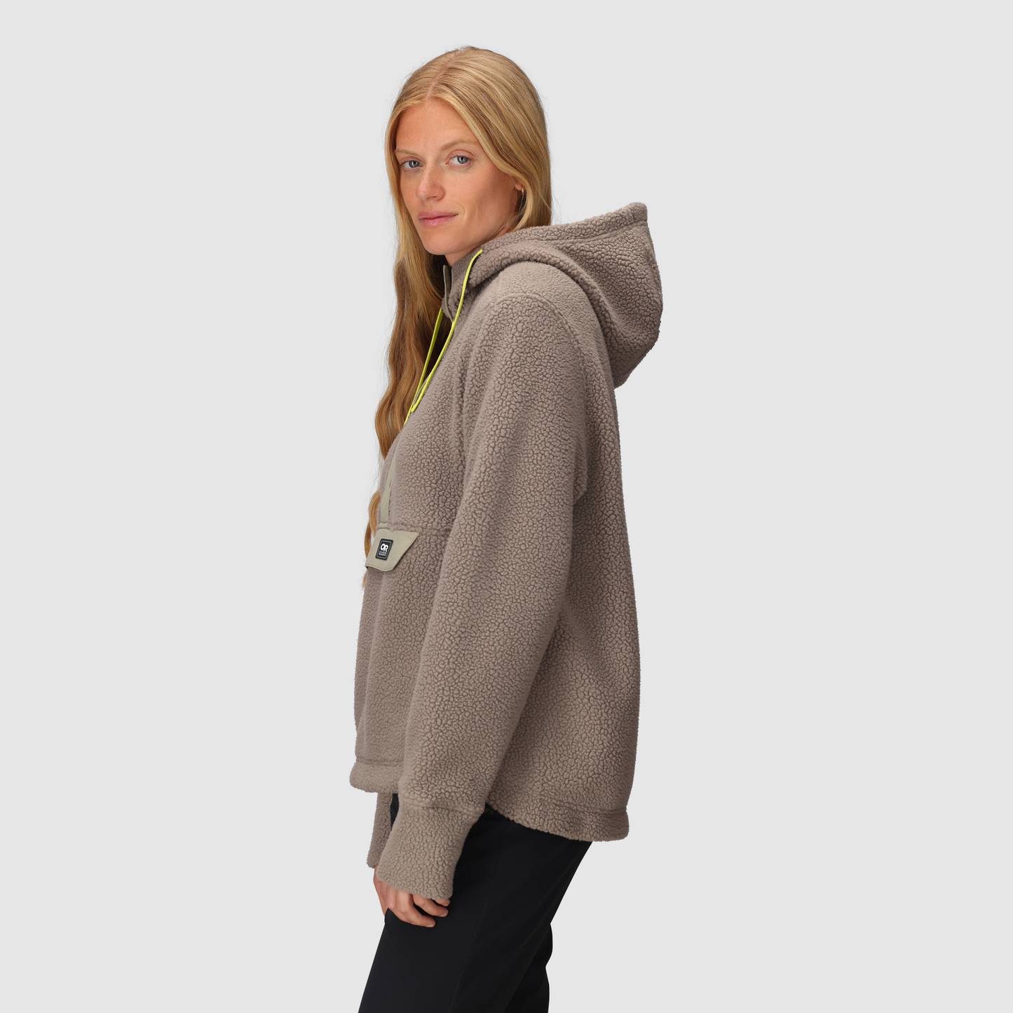 Sherpa-Fleece Hoodie