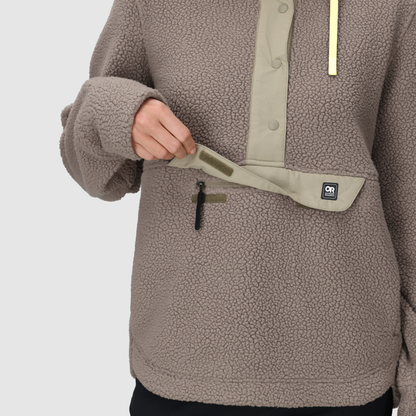 Sherpa-Fleece Hoodie