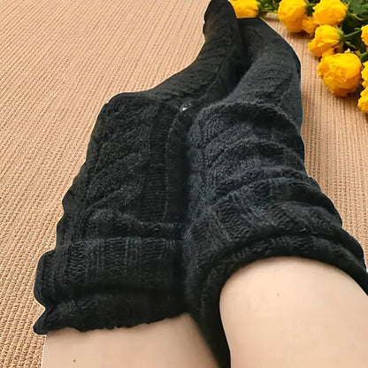 Lange/Over-de-Knie Gebreide Sokken & Beenwarmers